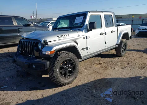 2023 Jeep Gladiator Willys 4X4 z USA, uszkodzony, nr VIN 1C6HJTAG9PL517469